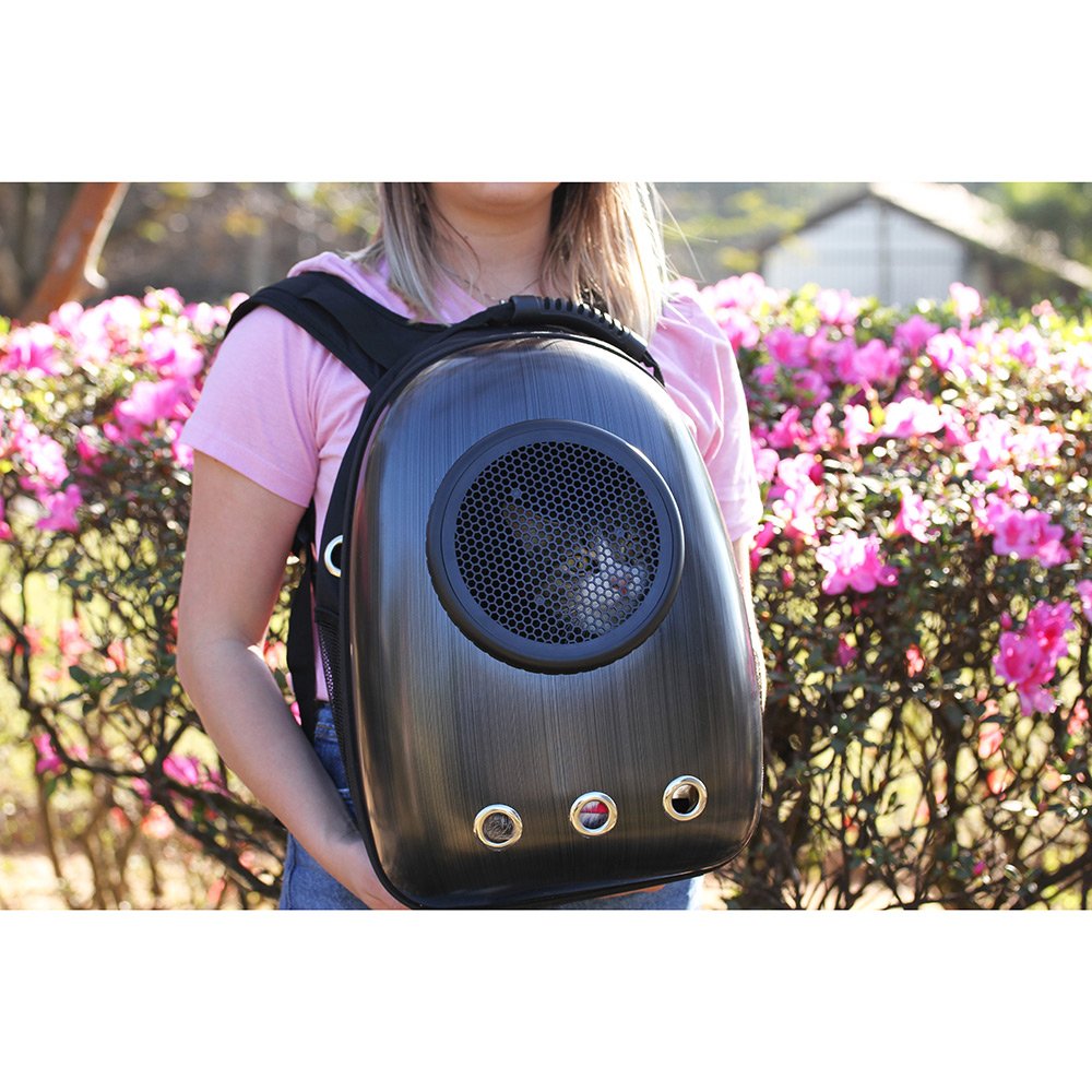 Mochila espacial de Transporte para Gatos EloImports Pet - Imagem 12