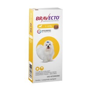 Antipulgas e Carrapatos Bravecto para Cães 2-4,5 kg