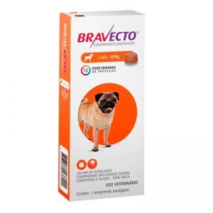 Antipulgas e Carrapatos Bravecto para Cães 4,5-10kg